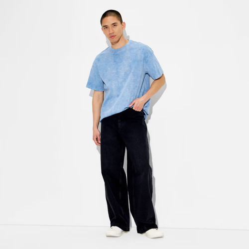 Men baggy leg jeans - baggy,