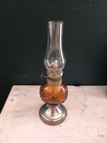 Antique oil lamp - oil,