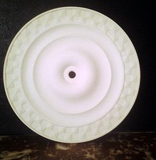 Rosace Plafond 50cm Staff. Néo-classique Géométrique. Artisanale Neuve
