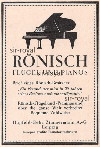 Ronisch grand piano hupfeld - piano,