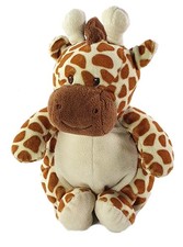 Peluche doudou Girafe marron