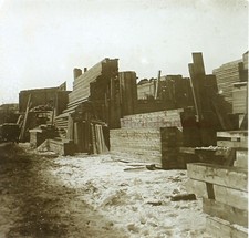 Scierie Usine sciage du bois Photo Stereo Plaque de verre VR11Pn1  