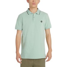 Timberland Polo pour Homme Printed Logo Millers River Vert