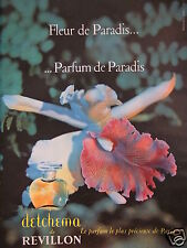 PUBLICITÉ 1960 DETCHEMA DE