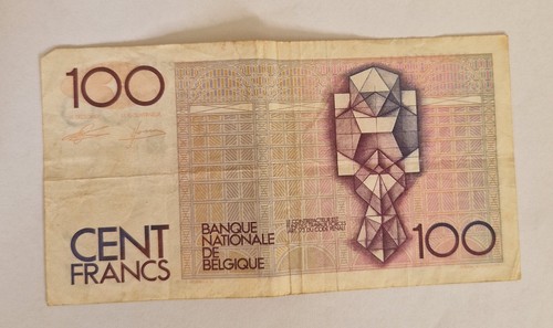 Billet belge 100 francs - billet, bon