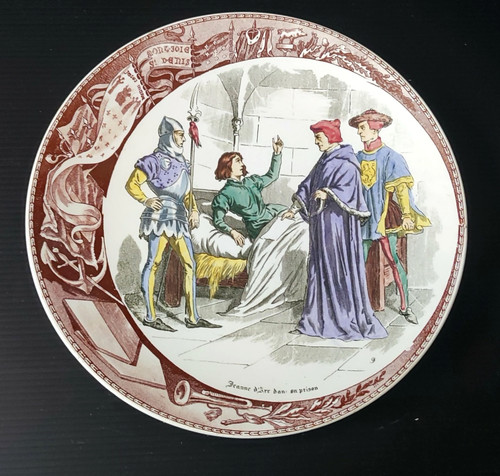 Jeanne arc style plate - jeanne, d'arc