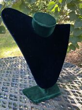 Necklace & Velvet Display & Jewelry & Vintage & Mid XX Eme & Jewelry