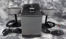 Bose Companion 5 Multimedia Speaker System Graphite Silver Working Demo Video