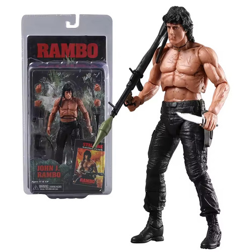 Figurine neca john - rambo, du