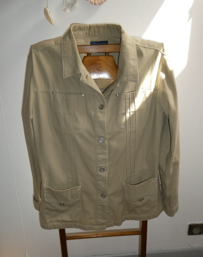 Veste saharienne beige taille - saharienne,
