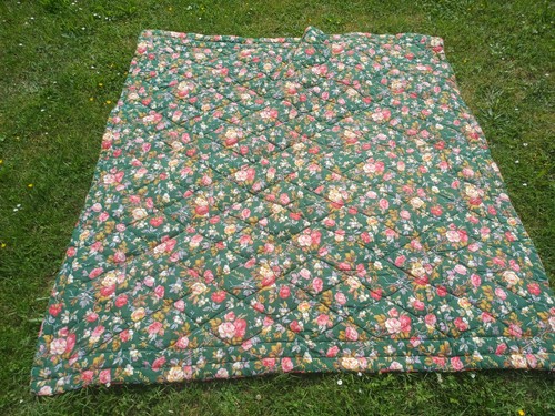 Boutis ancien fleurs - fleurs,