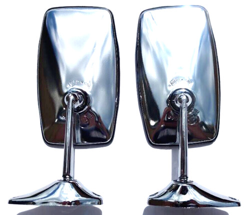Chrome rear view - 2x, mirror