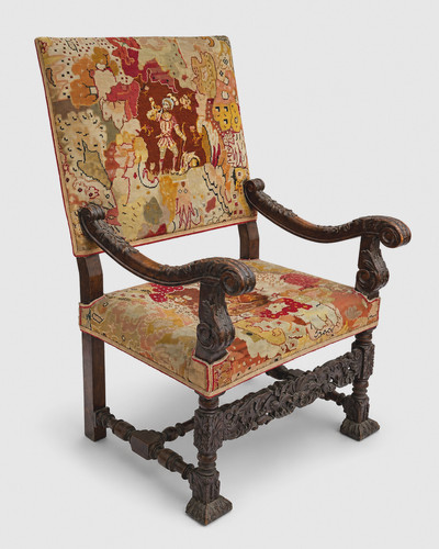 Ancien grand fauteuil - ancien,