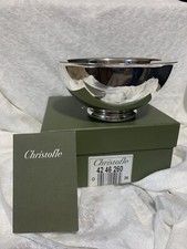 Christofle Paris VERTIGO Silver-Plated 5 1/2” Bowl W Box 4246260