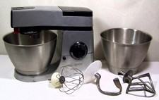 Kenwood Chef Stand Mixer KM220 2 Bowls 3 Attachments 600W Made in Britain