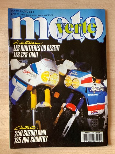 Moto verte magazine 181 du - n°181,