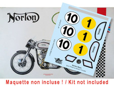 [FFSMC Productions] Decals Norton Manx 500cc  1/9 (Protar, Revell, Italeri)