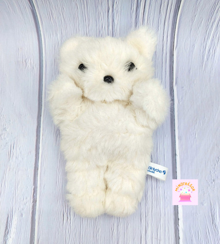 Peluche doudou ours chat - , blanc