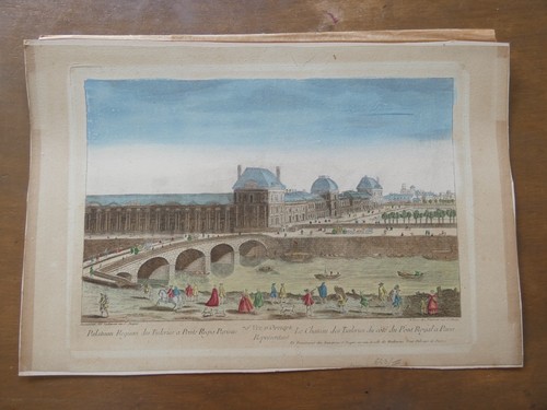 Gravure ancienne xviiie - gravure, vue