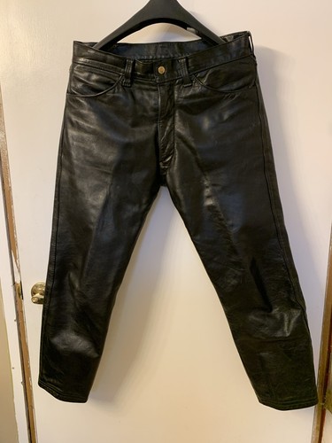 Langlitz leather jeans - langlitz, 34”