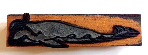 Ancien tampon encreur sur bois - encreur,