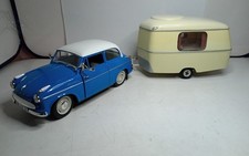 REVELL 1/18 LLOYD ALEXANDER TS + HIS CAMPING CARAVAN GOOD CONDITION NO BOX ge C1