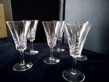 6 Verres à  vin en Cristal