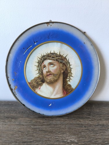 Cadre rond religieux jésus - cadre,
