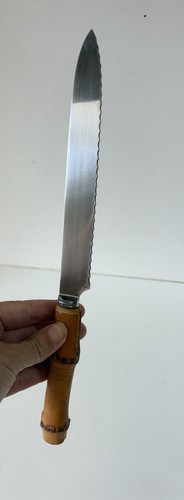 Couteau pain manche bois - À,