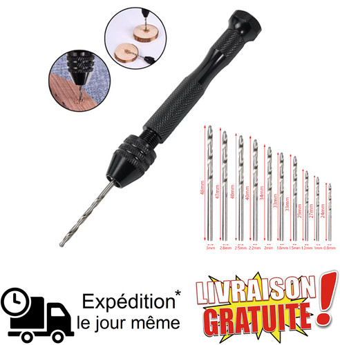 Mini drill hand - +, 10