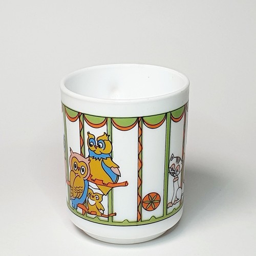 Ancien mug chouette chat - ancien,