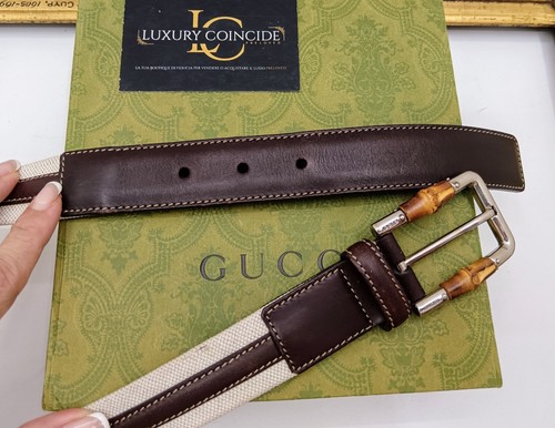 Gucci ceinture bicolore - gucci,
