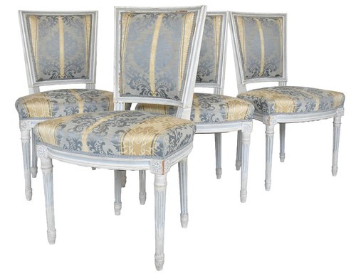 Suite chaises de style - 4,