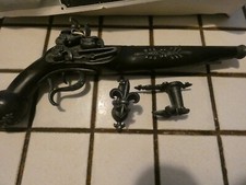 pistolet   ancien   de collection kentucky,  replique 19 eme