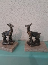Sculpture animalière 2 biches