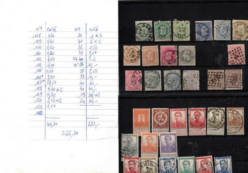 Lot timbres belgique - lot,