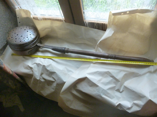 Ancienne bassinoire cuivre - bassinoire,