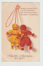 Nénette and Rintintin. Lucky charm. Patriotique postcard 3992