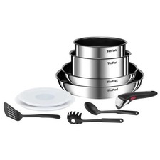 Batterie Cuisine Inox Tefal Ingenio 10 pcs  Induction Casseroles Poêles L897AS04