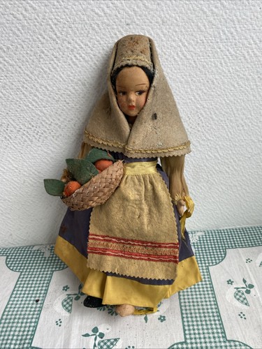 Ancienne poupée tissu - ancienne,