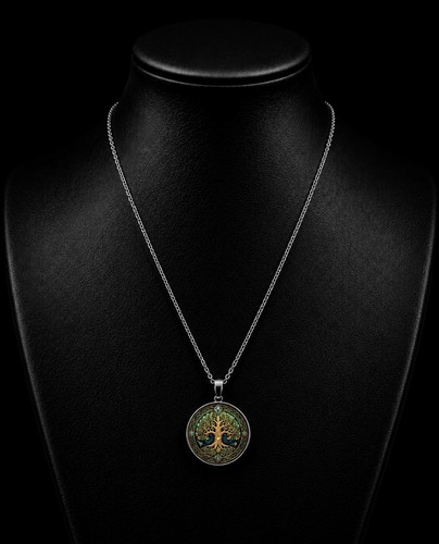 Collier arbre vie celtique - collier,