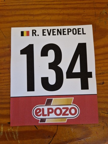 Dossard tour espagne - espagne, remco
