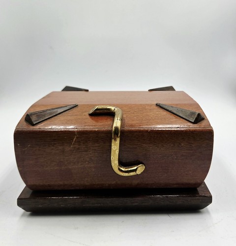Vintage wooden dispenser - wooden,