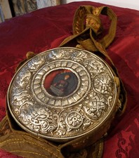 Vieux Sublime Géant Gau Ghau avec Rouge Bouddha Avec Or Visage