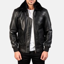 Blouson motard bombardier