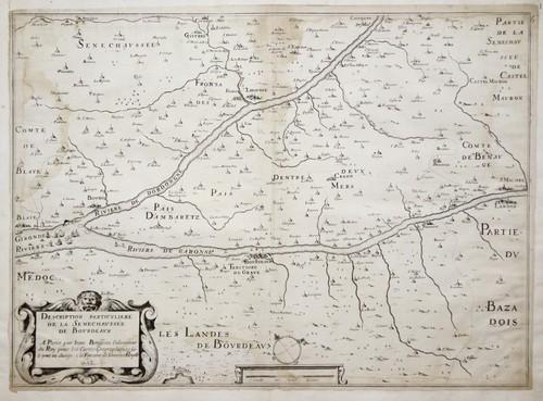 Bordeaux carte originale - carte,