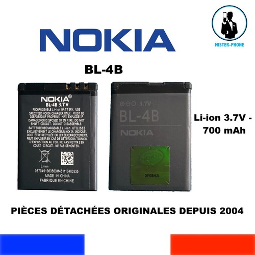 Batterie originale nokia 4b - originale, bl-4b