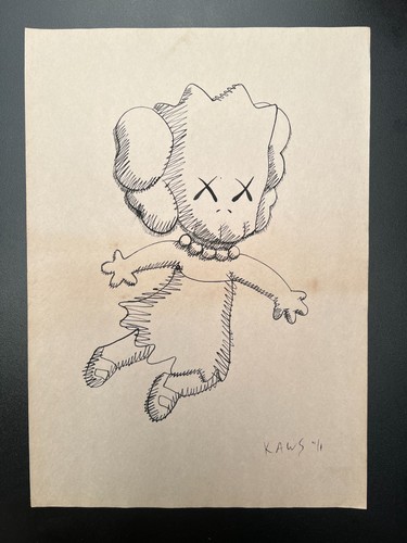 Dessin kaws sur - (fait, main)
