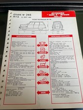 FICHE TECHNIQUE RTA CITROËN