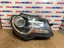 VOLKSWAGEN TOURAN MK1 FL1 2010 DRIVER SIDE BLACK INSERT HALOGEN HEAD LIGHT LAMP